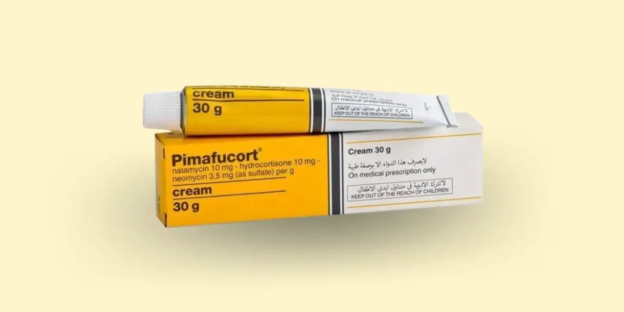 Pimafucort - maść z antybiotykiem na trądzik bez recepty, zawiera natamycynę i hydrokortyzon. Krem 30g.