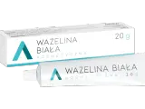 Wazelina biała kosmetyczna w tubce i kartoniku, 20g. Idealna do pielęgnacji skóry.
