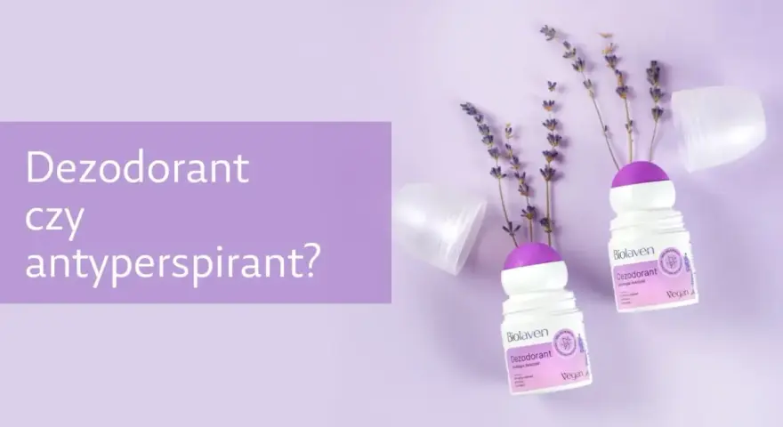Dwa dezodoranty Biolaven z lawendą. Czy wiesz, czym się różni antyperspirant od dezodorantu?
