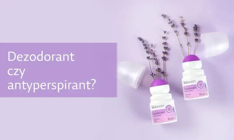 Dwa dezodoranty Biolaven z lawendą. Czy wiesz, czym się różni antyperspirant od dezodorantu?